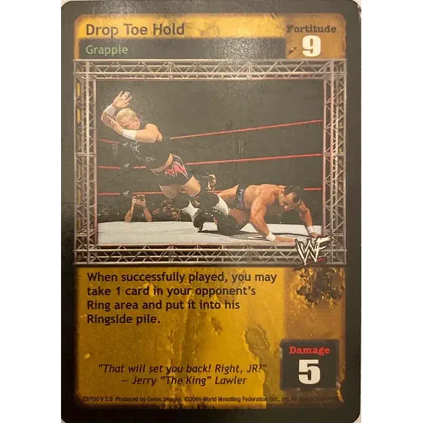 Drop Toe Hold - Fully Loaded