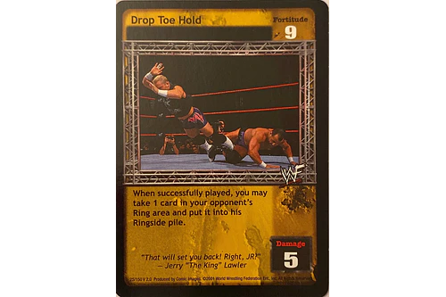 Drop Toe Hold - ERROR