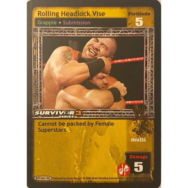 Rolling Headlock Vise - SS3