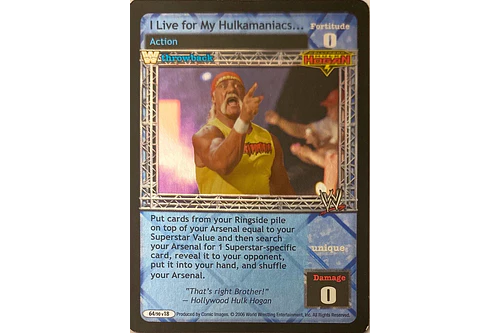 I Live for My Hulkamaniacs... (TB) LP