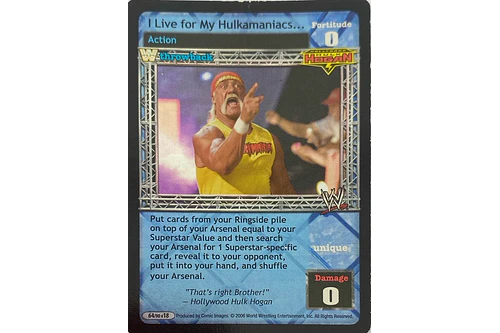 I Live for My Hulkamaniacs... (TB) HP