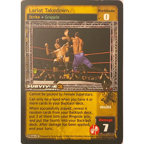 Lariat Takedown - SS3