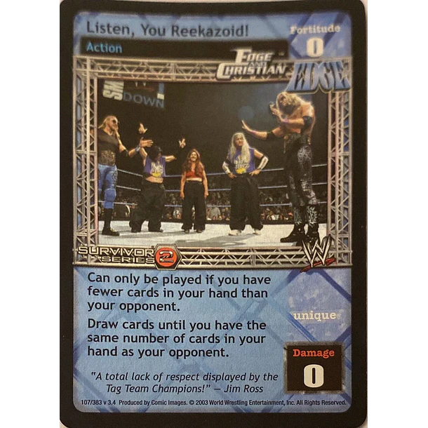 Listen, You Reekazoid! - SS2 LP