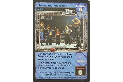 Listen, You Reekazoid! - SS2 HP