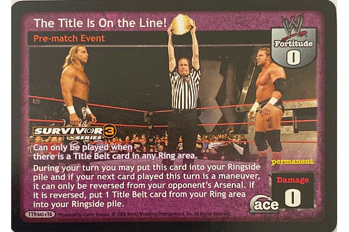 The Title Is On the Line! - SS3