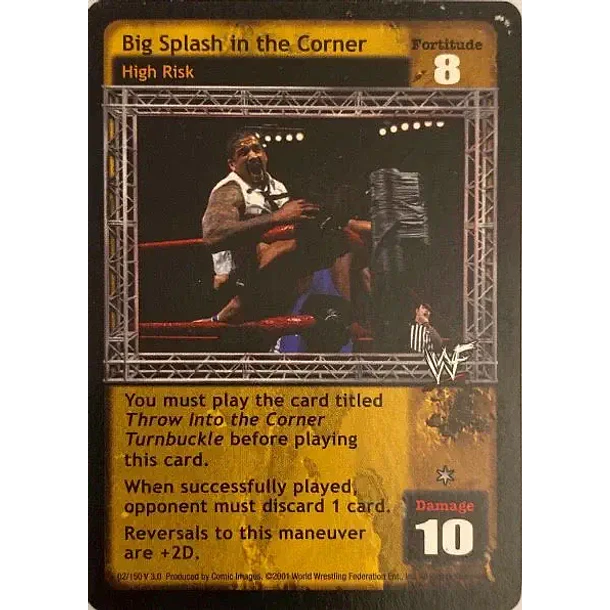 Big Splash in the Corner - Backlash