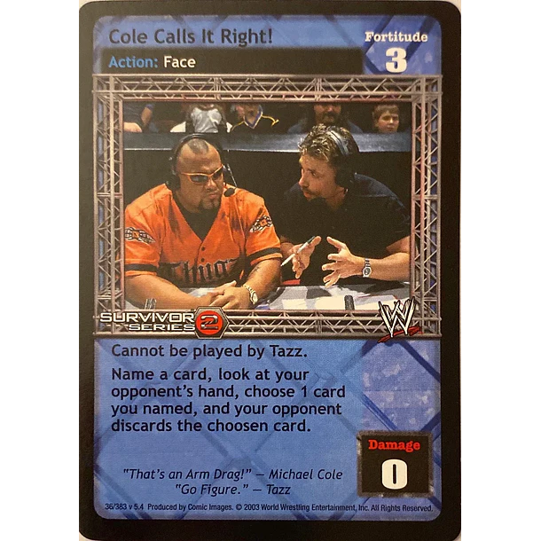 Cole Calls It Right! - SS2 LP