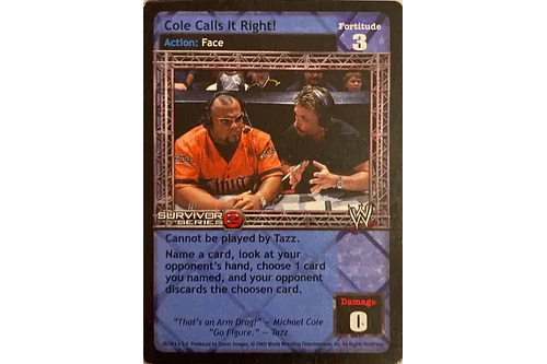 Cole Calls It Right! - SS2 MP