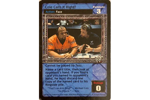 Cole Calls It Right! - Mania MP