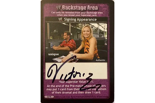 WWE Signing Appearance - Victoria A