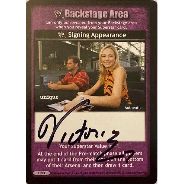 WWE Signing Appearance - Victoria A