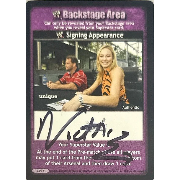 WWE Signing Appearance - Victoria B