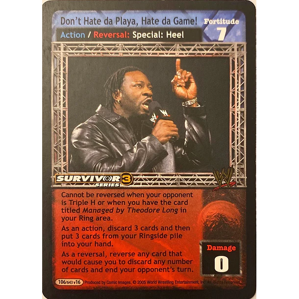 Don't Hate da Playa, Hate da Game! - SS3