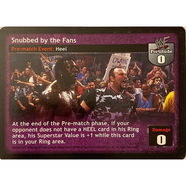 Snubbed by the Fans - Mania