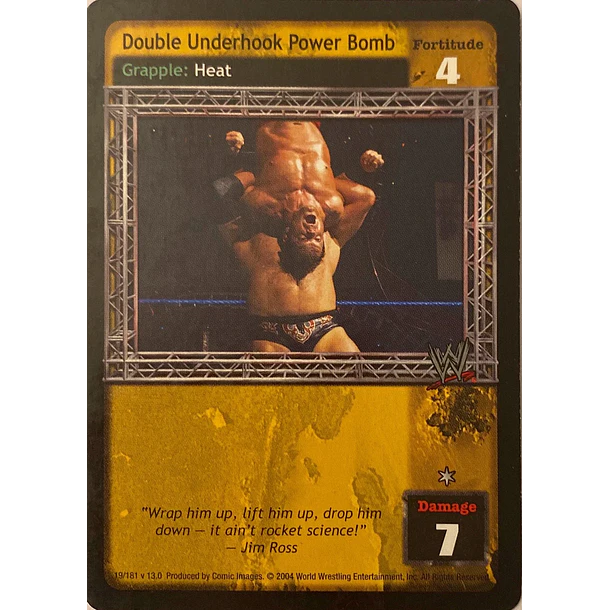 Double Underhook Power Bomb - Vengeance