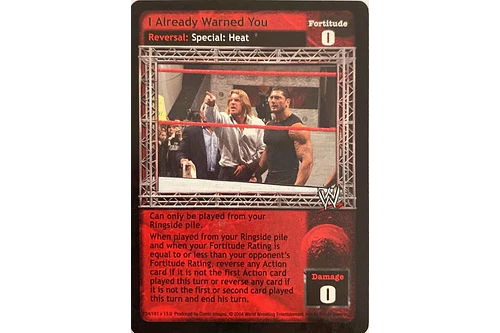 I Already Warned You - Vengeance