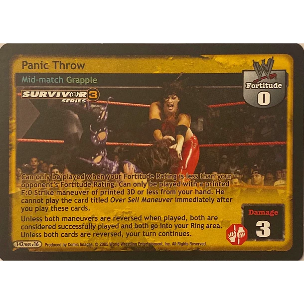 Panic Throw - SS3