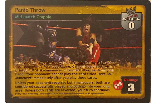 Panic Throw - Divas Overload