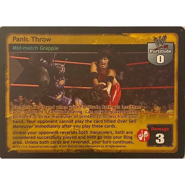 Panic Throw - Divas Overload