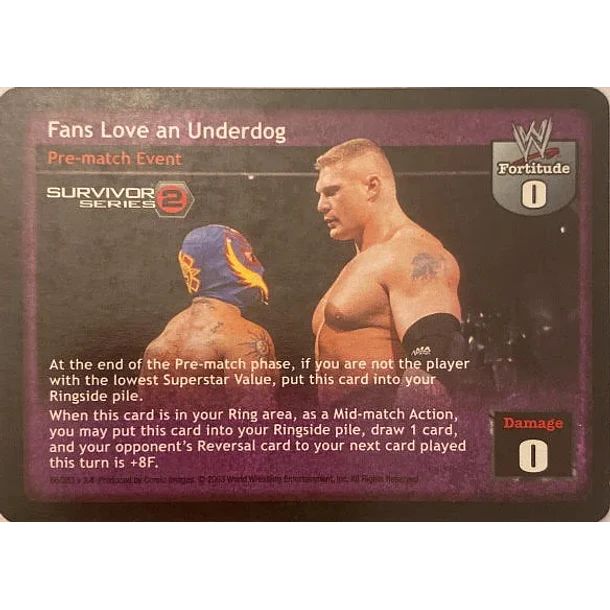 Fans Love an Underdog - SS2