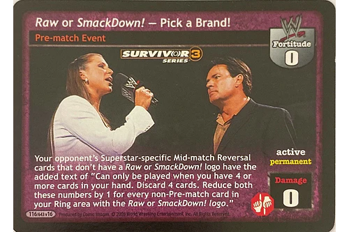 Raw or SmackDown! - Pick a Brand! - SS3