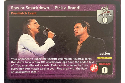 Raw or SmackDown! - Pick a Brand! -  Velocity