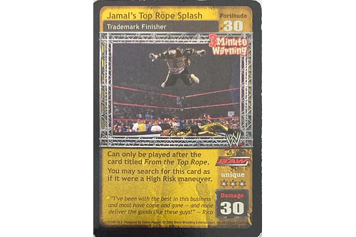 Jamal's Top Rope Splash MP