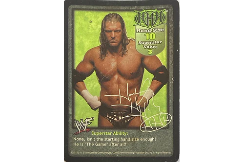 Triple H Superstar Card MP