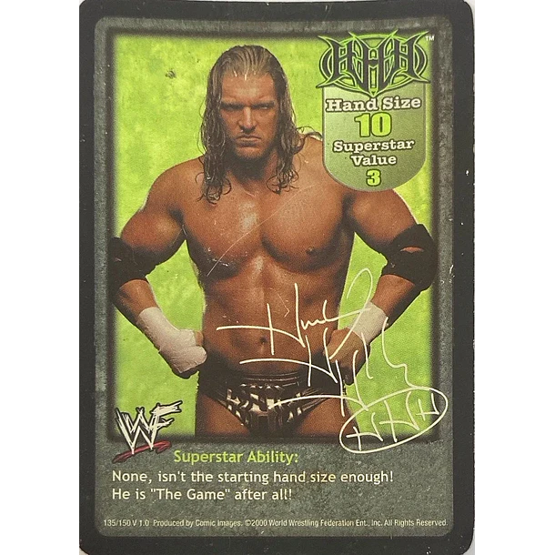 Triple H Superstar Card MP