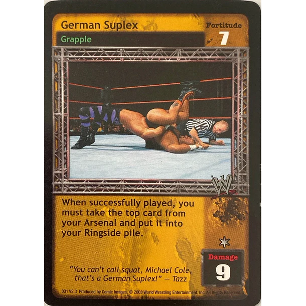 German Suplex - Velocity
