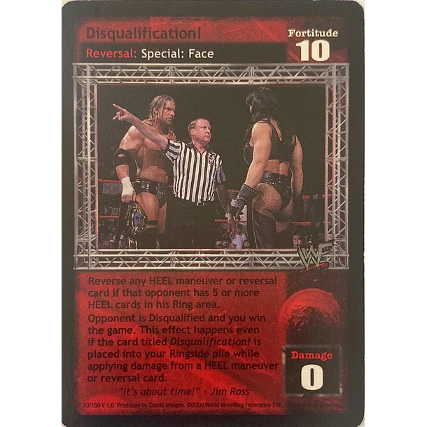 Disqualification! - ERROR