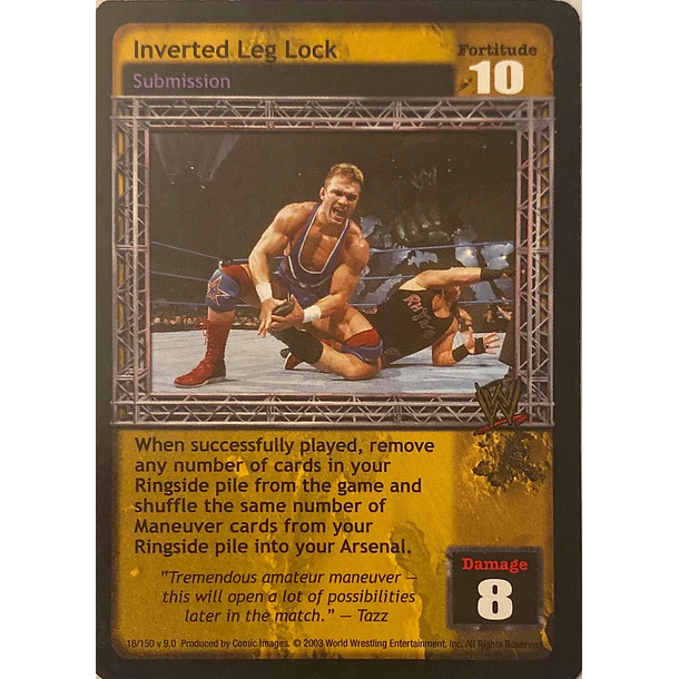 Inverted Leg Lock - Insurrextion