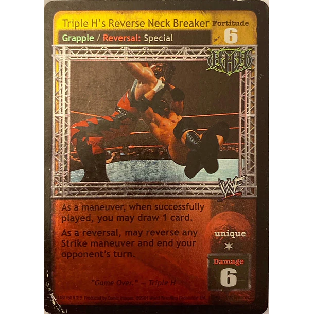 Triple H's Reverse Neck Breaker MP