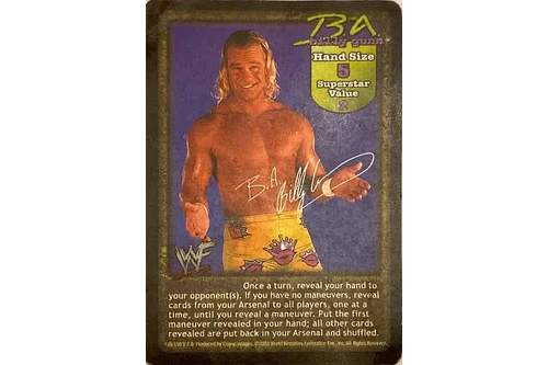 B.A. Billy Gunn Superstar Card D 1