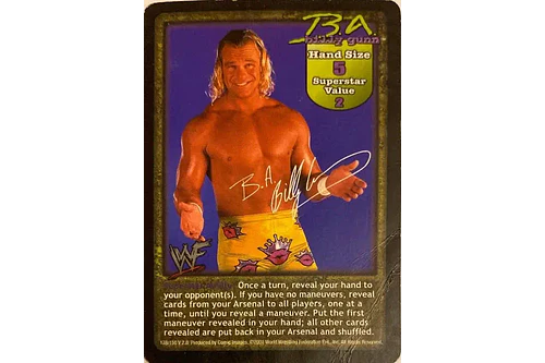 B.A. Billy Gunn Superstar Card D 2
