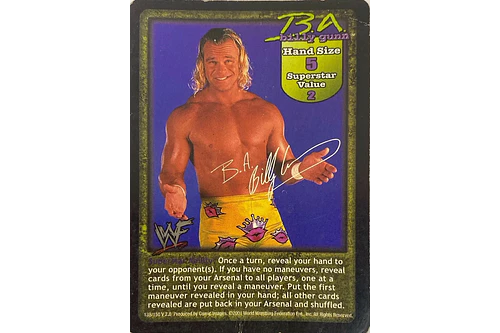 B.A. Billy Gunn Superstar Card D 3