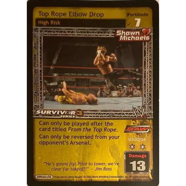 Top Rope Elbow Drop - SS3 LP