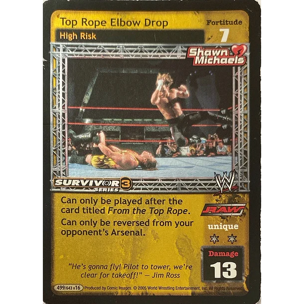Top Rope Elbow Drop - SS3 MP