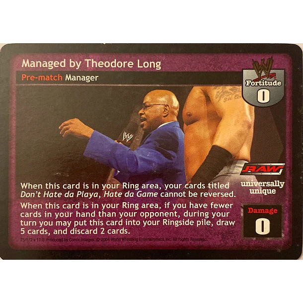 Managed by Theodore Long - Divas Overload