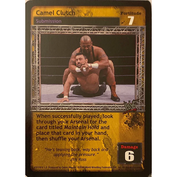 Camel Clutch - ERROR