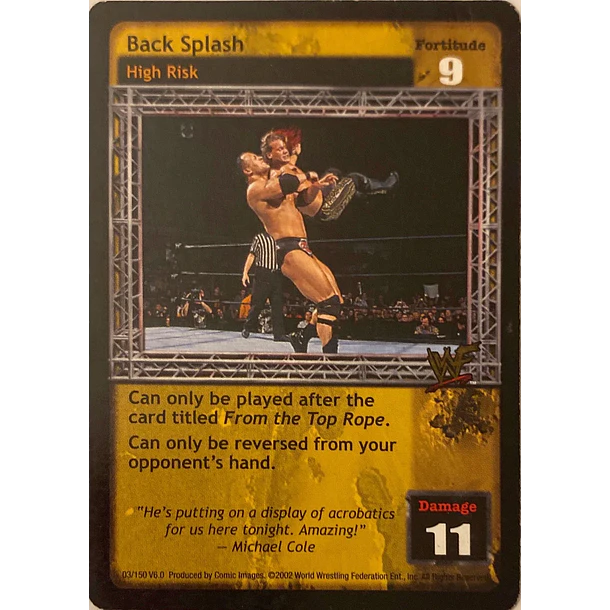 Back Splash - SummerSlam