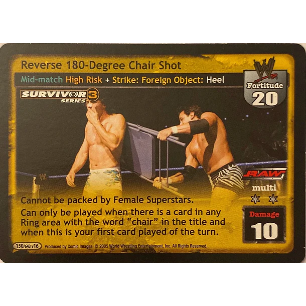 Reverse 180-Degree Chair Shot - SS3