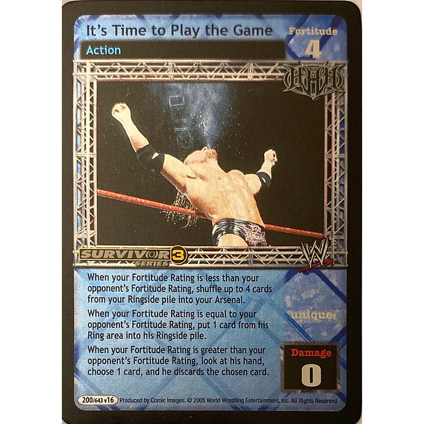 It's Time to Play the Game - SS3 LP
