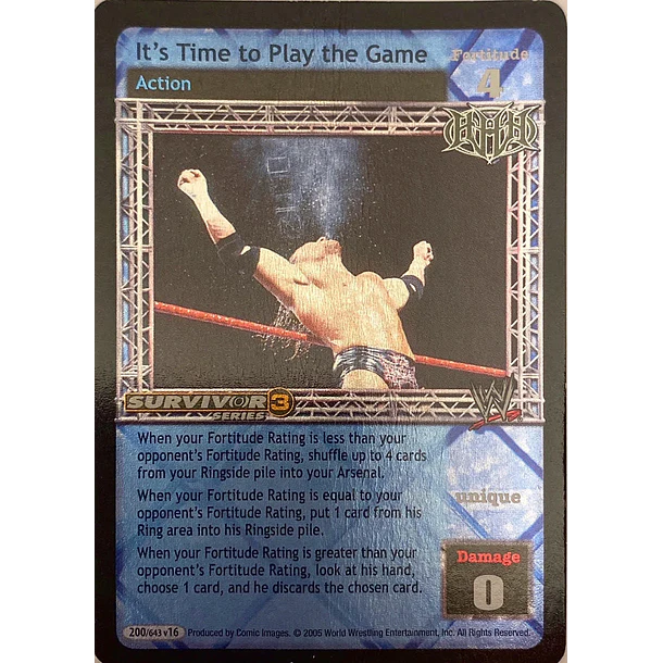 It's Time to Play the Game - SS3 MP