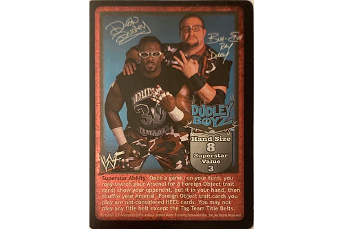 Dudley Boyz Superstar Card MP