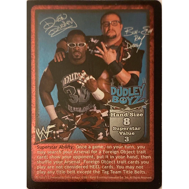 Dudley Boyz Superstar Card MP