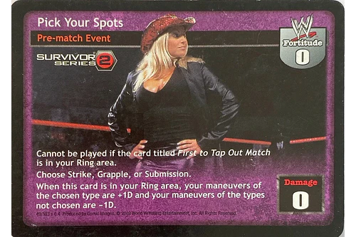 Pick Your Spots - SS2