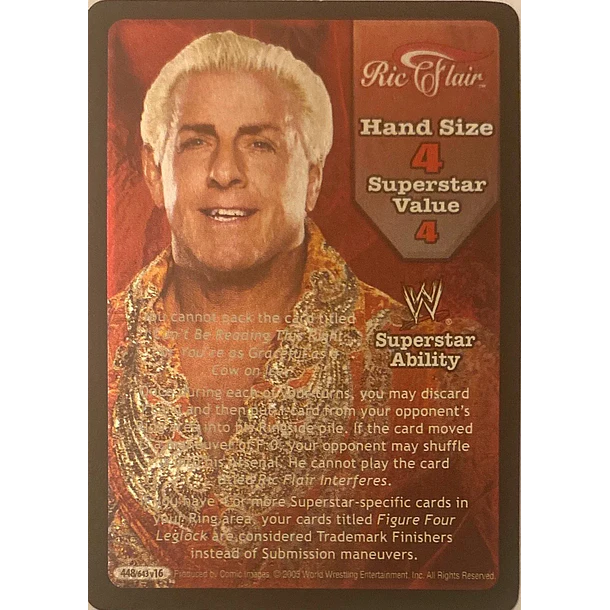 Ric Flair Superstar Card - SS3 LP