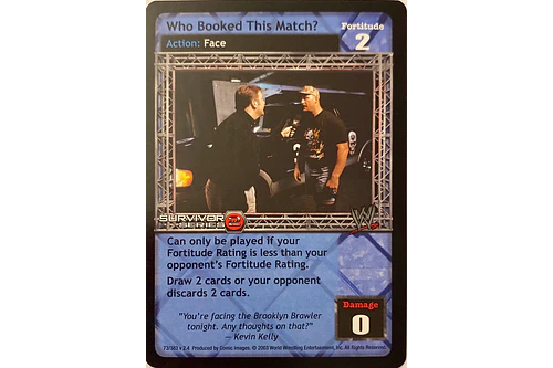 Who Booked This Match? - SS2