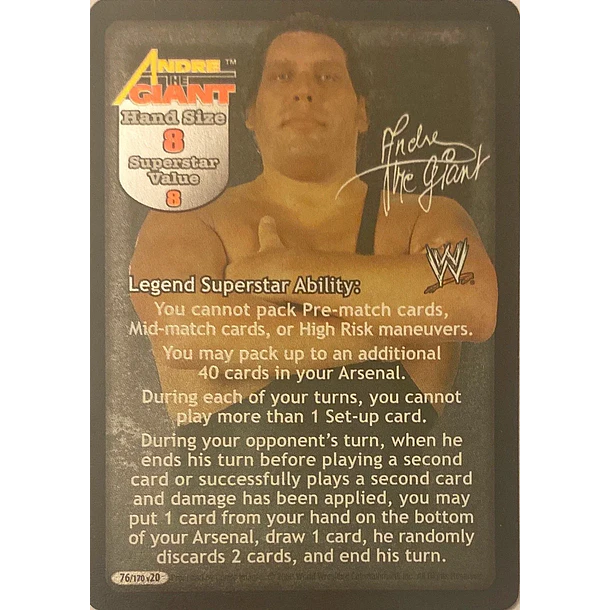 Andre The Giant Superstar Card LP